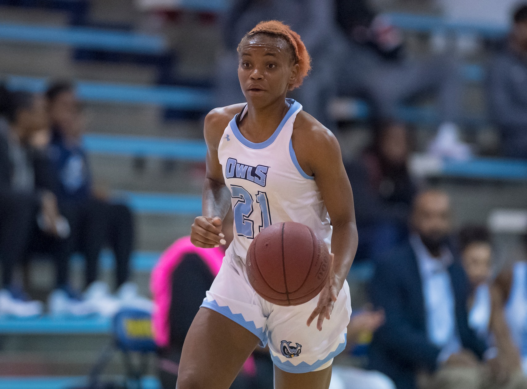 Sophomore Forward Tatiana Garvin (19 pts, 11 reb, 7 stl, 5 ast)